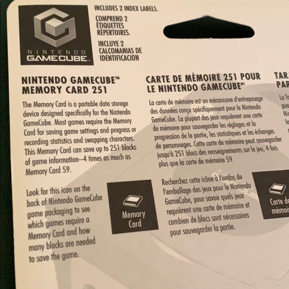 Ninetendo Gamecube memory card 251 - Picture 3 of 8